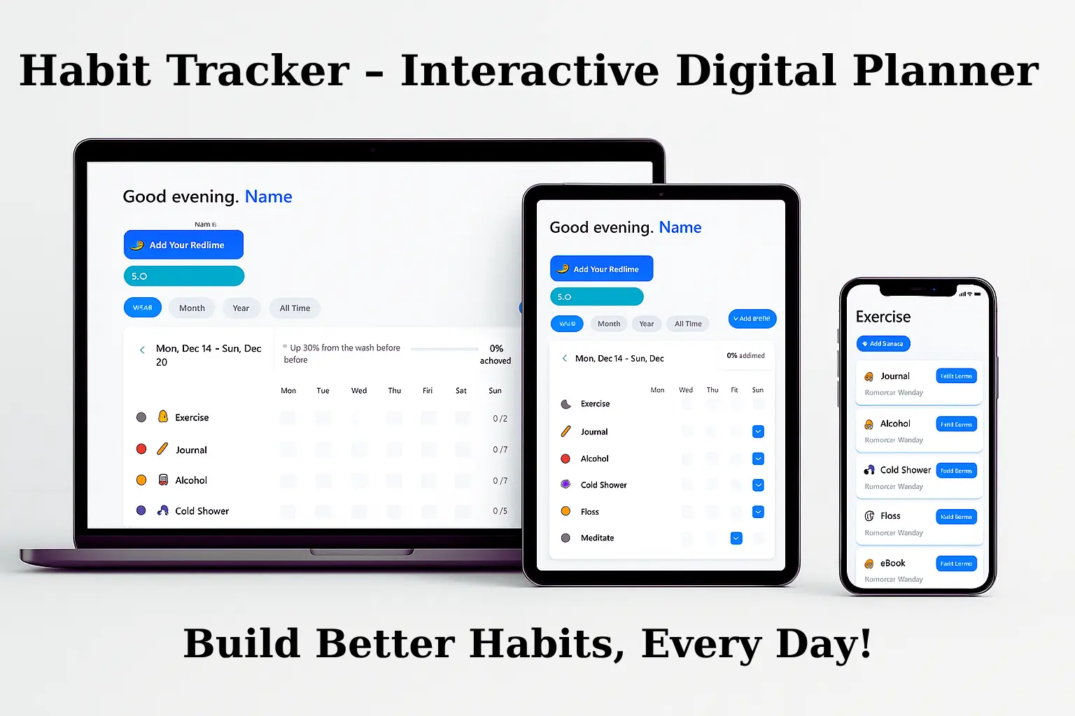 Minimalist Habit Tracker – Build Life-Changing Routines